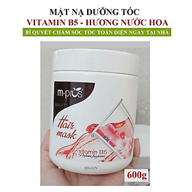 Hấp Dầu Siêu Dưỡng Hương Nước Hoa, Vitamin B5 M.Pros 600g / Mặt Nạ Dưỡng Tóc M.Pros Hair Mask Vitamin B5 600g