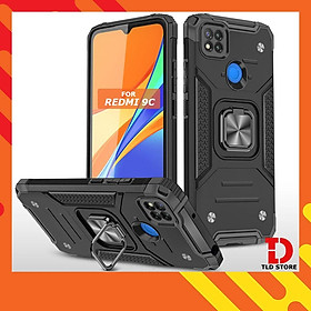 Ốp lưng cho Xiaomi Redmi 8 8A 9 9A 9C 9T Chống sốc Kemeng kèm nhẫn iring