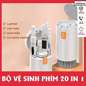 Bộ Vệ Sinh Laptop Máy Tính Bàn Phím Máy Ảnh Tai Nghe Đa Năng 20 In 1 Nhỏ Gọn Nhựa Abs Cao Cấp Hàng Nhập Khẩu