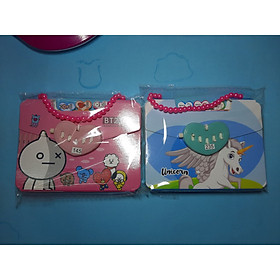 Combo 2 cuốn sổ tay hình chiếc ví có mật mã ngẫu nhiêu (màu ngẫu nhiên)