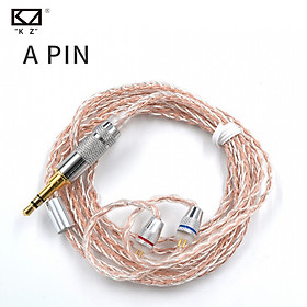 Tai nghe KZ Đồng bạc hỗn hợp Mạ nâng cấp Cáp tai nghe Cáp tai nghe Hifi Dây tai nghe với đầu nối MMCX / 2 pin cho tai nghe SE846 SE535 UE900 dành cho ZST ZS10 ZS10 ES3 ES4 AS10 BA10 ZS6 ZS5 ZS3
