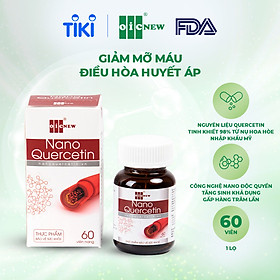 Viên Uống Nano Quercetin OIC New Tinh Chất Sắc Tố Hoa Hòe Điều Hòa Huyết