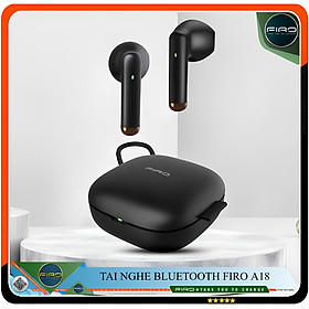 Tai Nghe Bluetooth Nhét Tai Không Dây FIRO A18 - Pin Dock Sạc 300mAh - Bluetooth V5.3 - Tai Nghe FIRO A18 Điều Khiển Cảm Ứng Thông Minh - Công Nghệ Kháng Nước IPX5 - Tai Nghe Không Dây FIRO A18 - Phù Hợp Với Tất Cả Dòng Máy - Hàng Chính Hãng