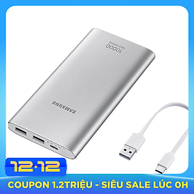 Pin Sạc Dự Phòng Samsung EB-P1100 10000mAh Hỗ Trợ Sạc Nhanh QC 2.0 - Hàng Chính Hãng