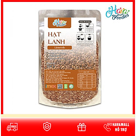 Hạt Lanh Nâu Havafoodies Túi 500g Brown Flax Seeds