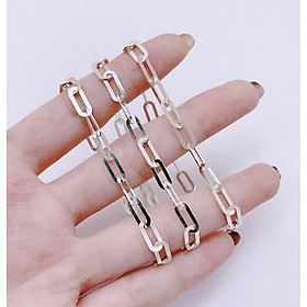 Lắc tay Bạc ta cho nữ dạng Lắc Xích đơn giản cá tính TTA Jewelry L100