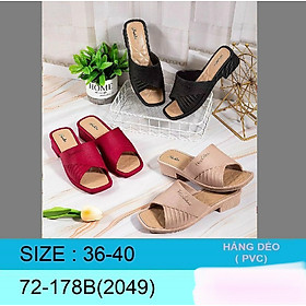 Dép nhựa đế cao nữ mềm nhiều mẫu(2039_2049) size 36-40 - 39