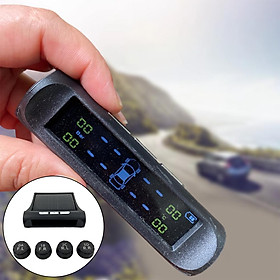 500mAH Car TPMS Tire Tyre Pressure Monitor System+4 Sensors Ensure Driving