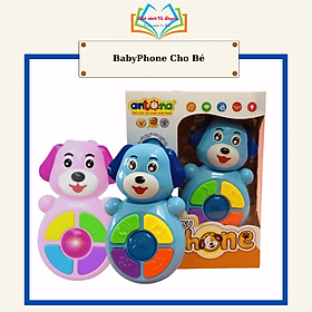 Đồ Chơi Trẻ Em - Baby Phone Antona Dành Cho Bé Từ 6 Tháng Tuổi - Có Đèn Led, Âm Thanh No.340