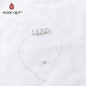 Lắc tay JACK bằng bạc - Ngọc Quý Gemstones