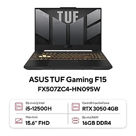 Mua Laptop ASUS TUF Gaming F15 FX507ZC4-HN095W (Intel Core i5-12500H | 16GB | 512GB | 15.6 inch FHD | RTX 3050 | Win 11 | Xám) - Hàng Chính Hãng - Bảo Hành 24 Tháng