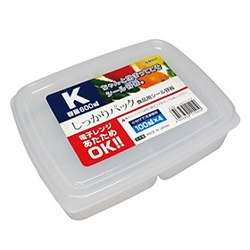 Mua Bộ 3 hộp đựng thực phẩm chia 4 ngăn tiện lợi 710ml nội địa Nhật Bản