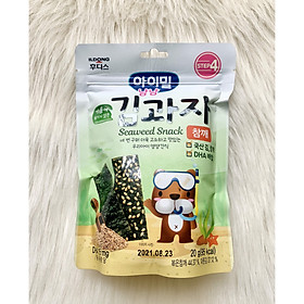 Bánh ăn dặm - Snack Rong biển Ayimeal Yum Yum Laver vị vừng (20g)