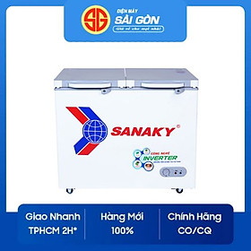 TỦ ĐÔNG SANAKY INVERTER 210 LÍT VH-2599A4K ĐỒNG (R600A) (KÍNH CƯỜNG LỰC) - HÀNG CHÍNH HÃNG