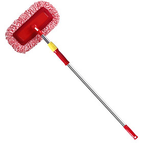 Cây Lau Bụi Đầu Bông Sợi Microfiber 139–240cm, Cán Inox Kéo Dài Xoay 360° – Chổi Quét Mạng Nhện, Trần Nhà, Khe Tường, Oto - HÀNG CHÍNH HÃNG MINIIN