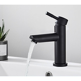 Vòi lavabo nóng lạnh 1 lỗ Aqua Black
