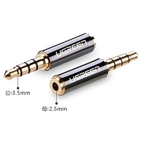 Mua Ugreen UG2050220502TK Màu Đen Đầu chuyển âm thanh 3.5mm dương sang 2.5mm âm - HÀNG CHÍNH HÃNG