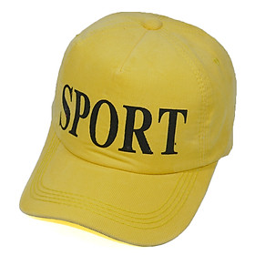 Mũ lưỡi trai thể thao Sport thời trang, chất liệu vải cotton gân nổi đẹp mắt - Hạnh Dương