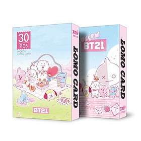 Lomo card BT21 BTS mới