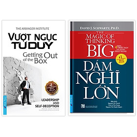 Sách - combo vượt ngục tư duy + dám nghĩ lớn - first news