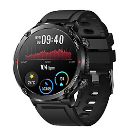 CANMIXS Thông minh Đồng hồ cho nam 1.6 inch Bluetooth Gọi smartwatch cho phụ nữ theo dõi tập thể dục đồng hồ IP68 Đồng hồ thể thao chống thấm màu: Đen