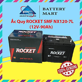 Bình Ắc Quy 12V-90Ah, Ắc Quy ROCKET SMF NX120-7/L