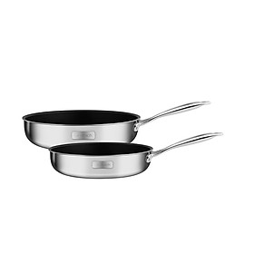 Mua Bộ 2 chảo Inox 2 lớp đáy liền Elmich Trimax classic 2701OL size 20  26cm