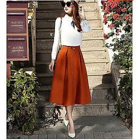 Chi tiết hơn 88 về chân váy cam đất