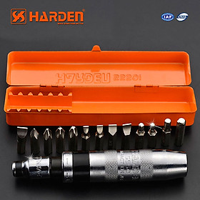 Mua Bộ Tô Vít Đóng 14 Chi Tiết HARDEN 550641  Hàng Chính Hãng  Tay Cầm Làm Bằng Thép Công Cụ Tôi Luyện  Bits làm bằng Thép CRV  Mạ Điện Chống Gỉ  Độ Cứng Cao. Sản Phẩm Đựng Trong Hộp Sắt Tiện Lợi Và Bề Đẹp. Kích Thước 20 x 8 x 6 Cm