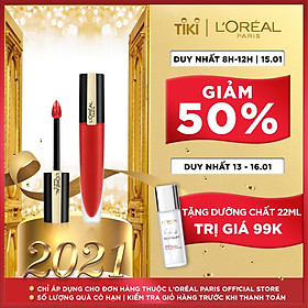 Son kem lì nhẹ môi cao cấp Rouge Signature L'Oreal Paris 7ml