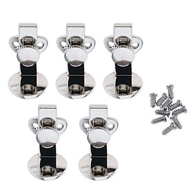 5Pcs Adjustable Clarinet Thumb Rest With Screws for Clarinet Parts Woodwind
