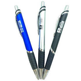 Bộ 3 Bút Bi Bến Nghé B-39 - Mực Xanh - Mẫu 1
