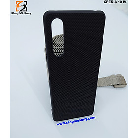 Ốp lưng cứng sần viền dẻo cho Sony Xperia 10 IV
