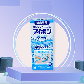 Nước rửa mắt Eyebon W Vitamin Kobayashi Nhật Bản 500ml(Tặng kèm 1 miếng mặt nạ nén)