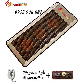 Mua Thảm/Nệm đá nhiệt nóng Fanocare kích thước 80*190cm C2500H (Tặng kèm 1 gối đá tourmline)