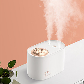 Máy phun sương Jisulife JS05 - Tạo ẩm không khí và giữ ẩm da 1000ml - Hai vòi phun công suất lớn - Máy tạo độ ẩm không gian thư giãn, sử dụng làm sạc dự phòng, hoạt động 6-12 giờ liên tục - Hàng chính hãng