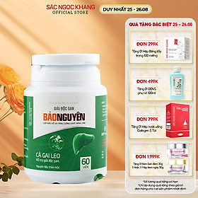 Thực phẩm bảo vệ sức khỏe Viên uống giải độc gan Bảo Nguyên 60 viên [Sắc Ngọc Khang Official]