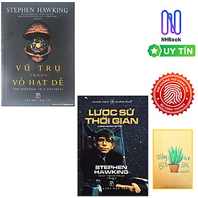 Combo Lược Sử Thời Gian và Vũ Trụ Trong Vỏ Hạt Dẻ ( Tặng Kèm Sổ Tay)