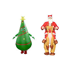 2x Inflatable Costume Fancy Dress Comfortable Cosplay for Holiday Party