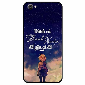 Ốp lưng in cho Vivo V5 Mẫu Dành Cả Thanh Xuân Girl