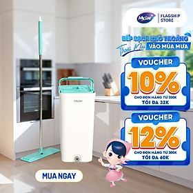 Mua Bộ lau nhà MyJae thông minh Maxi 380 sợi Fiber lau sạch nhanh khô 125cm