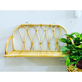 Mua KỆ MÂY DÀI TREO TƯỜNG ĐỂ ĐỒ ĐA NĂNG - HÀNG THỦ CÔNG MỸ NGHỆ CAO CẤP