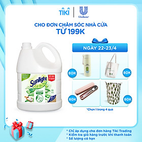 Nước Rửa Chén Sunlight Thiên Nhiên Muối Khoáng Và Lô Hội (3.6 kg) - Mới