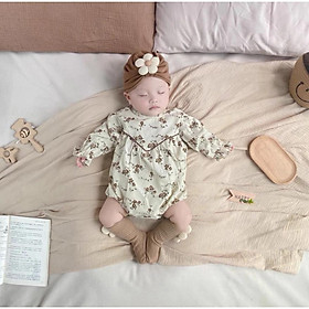 Set Mũ Nón Turban Kèm Vớ Cao Cổ Có Chống Trượt Đính Hình Dễ Thương Cho Bé Gái - Chicbaby