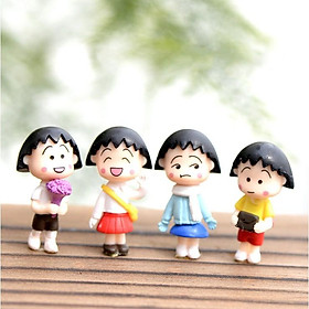 Mua Bộ 4 Maruko nhỏ xinh dùng trang trí tiểu cảnh  terrarium  móc khóa  DIY