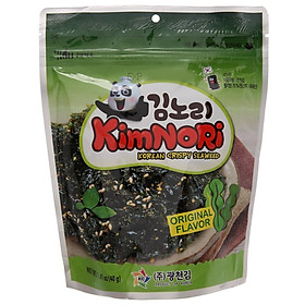 Combo 3 gói Rong biển ăn liền Kimnori vị truyền thống 40gr
