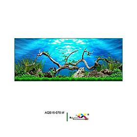 Tranh Dán Bể Cá - Cây Lũa Dưới Biển - AQB16-078