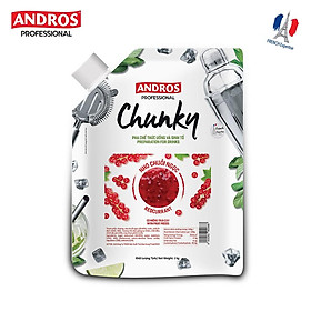 Chunky Nho Chuỗi Ngọc Andros - Nguyên liệu pha chế - Túi 1 kg