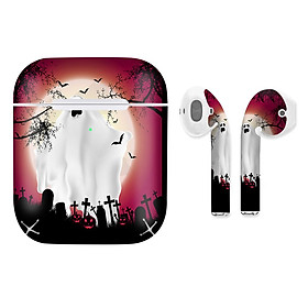 Mua Miếng dán skin chống bẩn cho tai nghe AirPods in hình thiết kế - atk039 (bản không dây 1 và 2)
