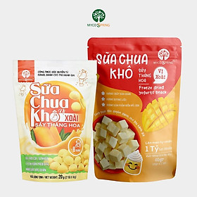 Sữa Chua Khô MycoSpring hoa quả sấy thăng hoa VỊ XOÀI - Hỗ Trợ Tiêu Hóa - Tăng Sức Đề Kháng